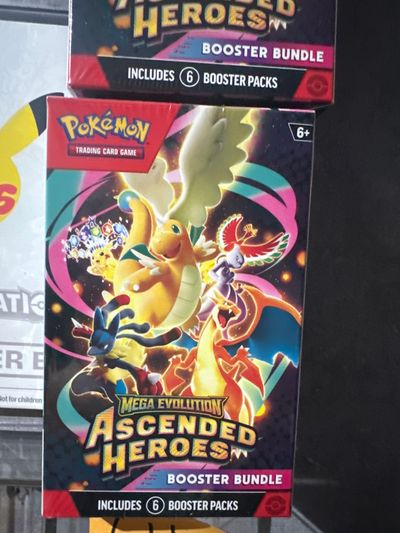 Pokémon Mega Evolution Ascended Heroes Booster Bundle