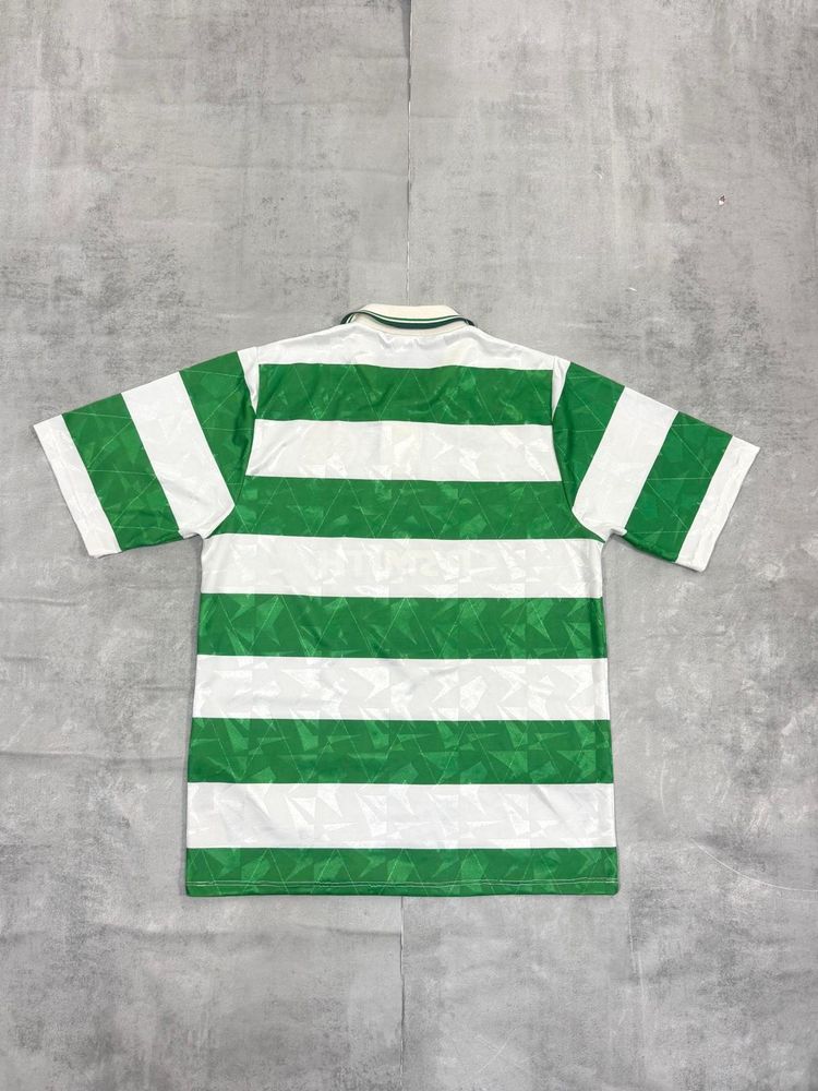 VINTAGE CELTIC 1989-1991 UMBRO HOME FOOTBALL SHIRT XL MEDIUM image 5