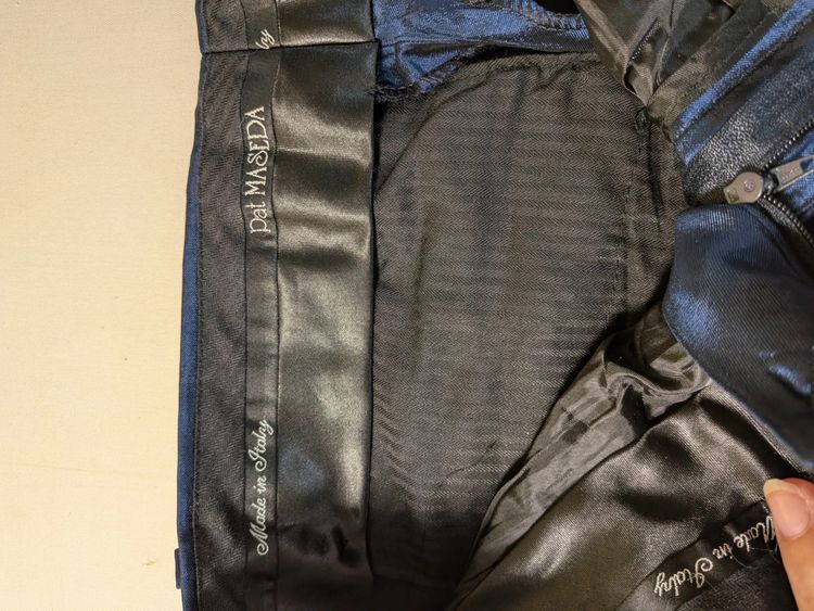 Abito Uomo elegante blu Pat Maseda collection IT 44 Made in Italy obraz 7