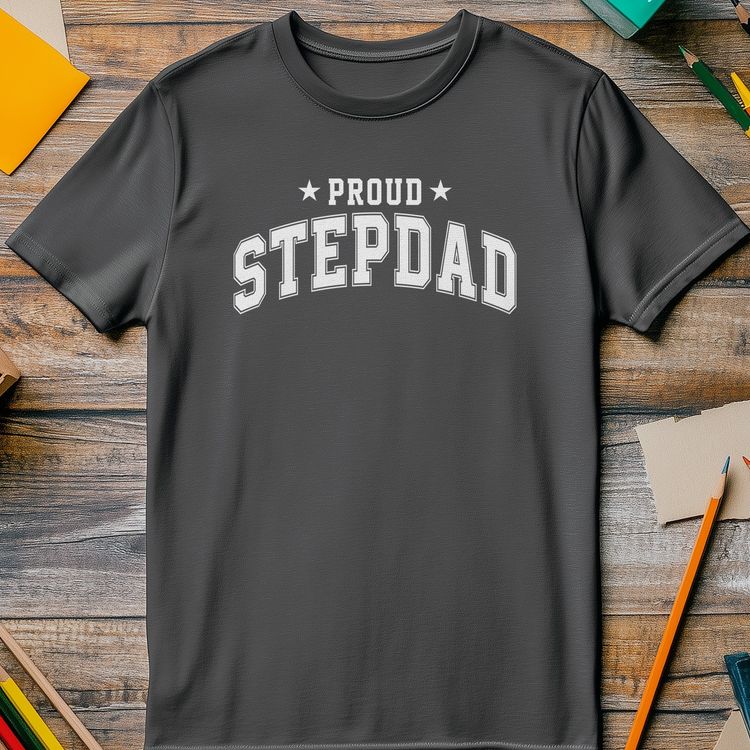 Proud Stepdad T T-Shirt image 4