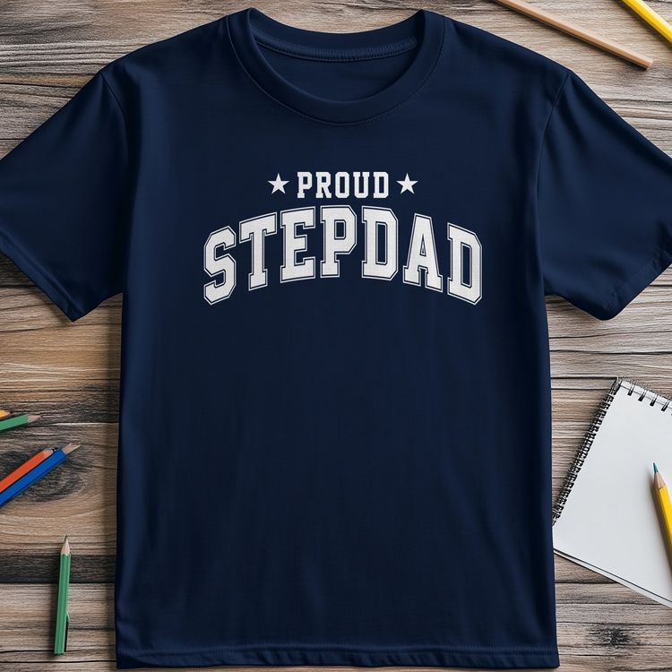 Proud Stepdad T T-Shirt image 1