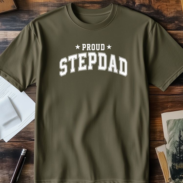Proud Stepdad T T-Shirt image 5