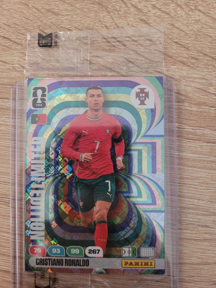Cristiano Ronaldo Football Trading Card