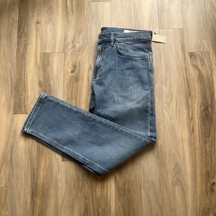 BNWT Marks & Spencer Slim Fitted Short Denim Jeans Blue