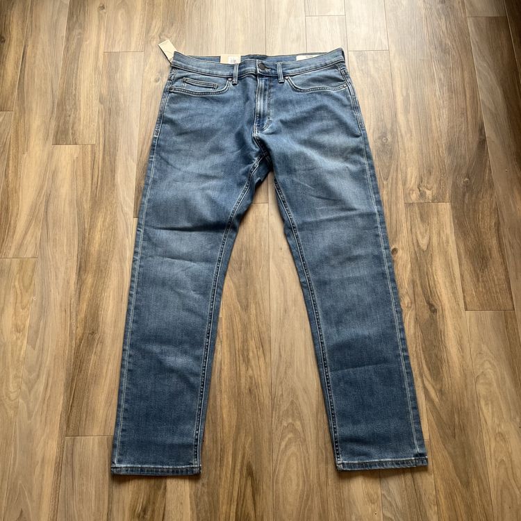BNWT Marks & Spencer Slim Fitted Short Denim Jeans Blue image 3