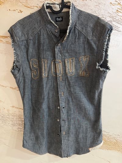 D&G Sleeveless Denim Shirt