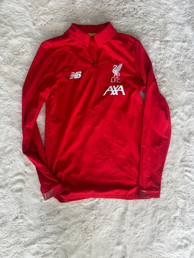 New Balance Liverpool Fc Red Long Sleeve Top