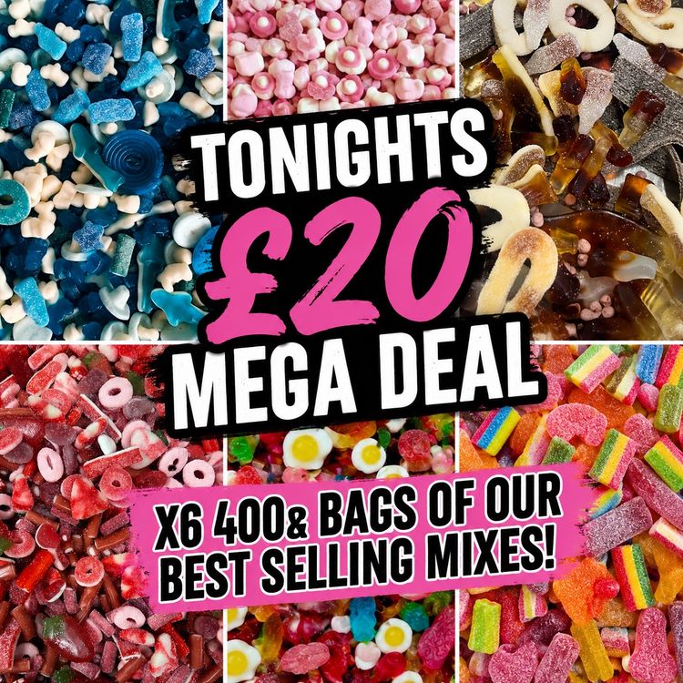 X6 400g BAGS OF OUR BEST SELLING MIXES!! 