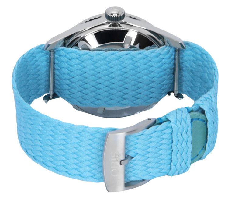 Oris Divers Sixty-Five Cotton Candy Textile Strap Blue Dial Automatic 01-733-7771-4055-07-3-19-02S 100M Unisex Watch 6
