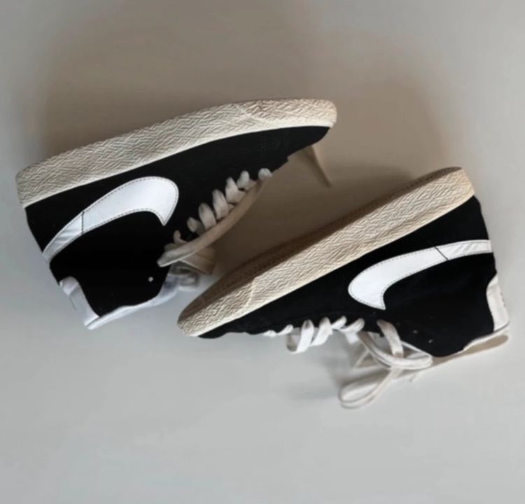 Nike Black And White High-Top Sneakers image 2