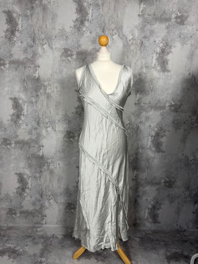 Zara Silver Sleeveless Dress