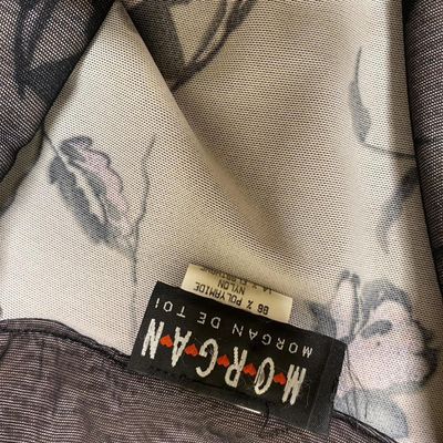 90s 00s Morgan De Toi long floral sleeve mesh top 4