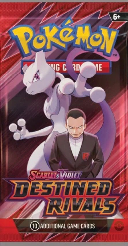 Pokémon Scarlet & Violet Destined Rivals Trading Card Game Booster Pack