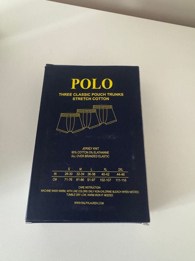 Polo Ralph Lauren Stretch Cotton Classic Trunks 3 Pack 2