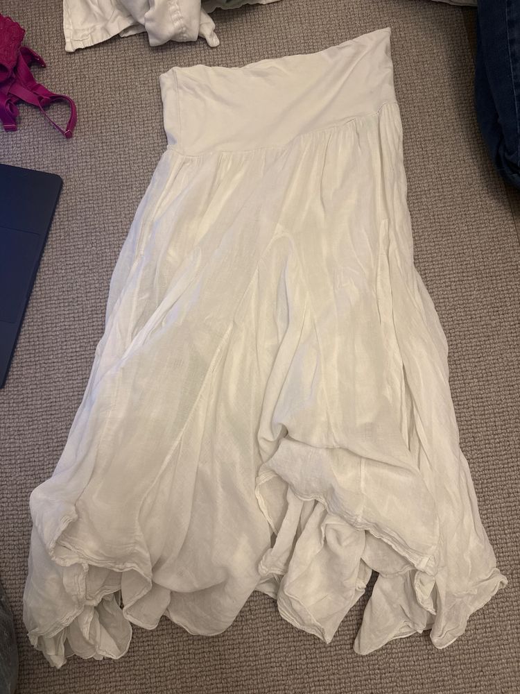 Other White Boho skirt size medium product image