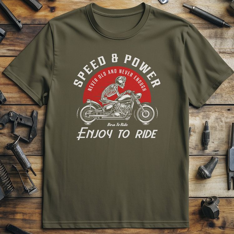 speed power vintage T Shirt image 2