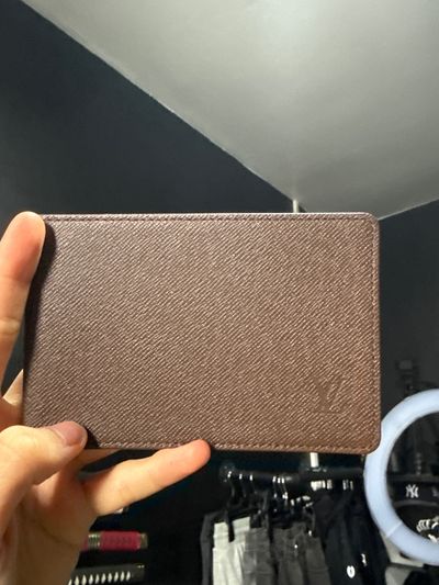 Louis Vuitton Brown Textured Wallet for ID