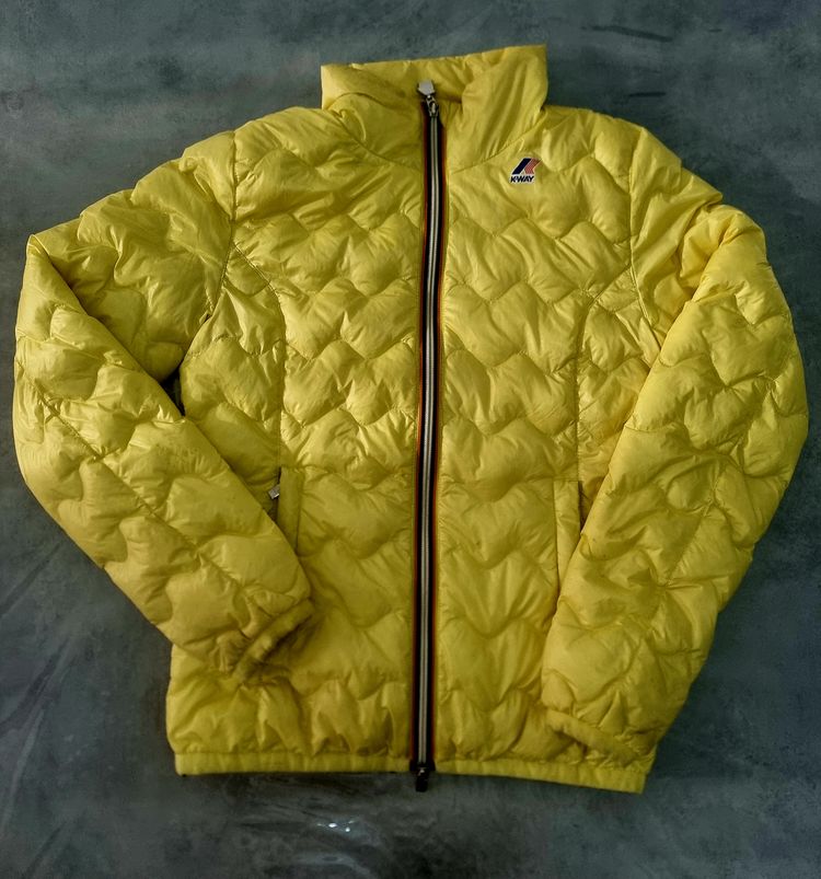 K-Way Yellow Quilted Jacket