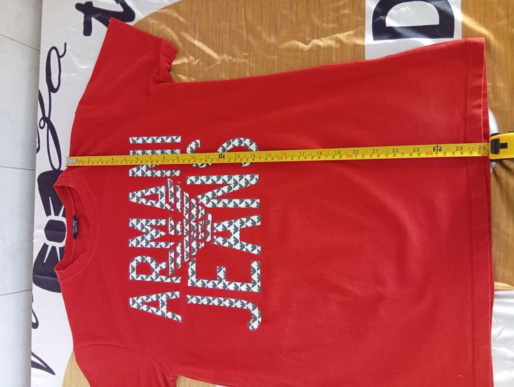 Armani Jeans Red T-Shirt imagen 8