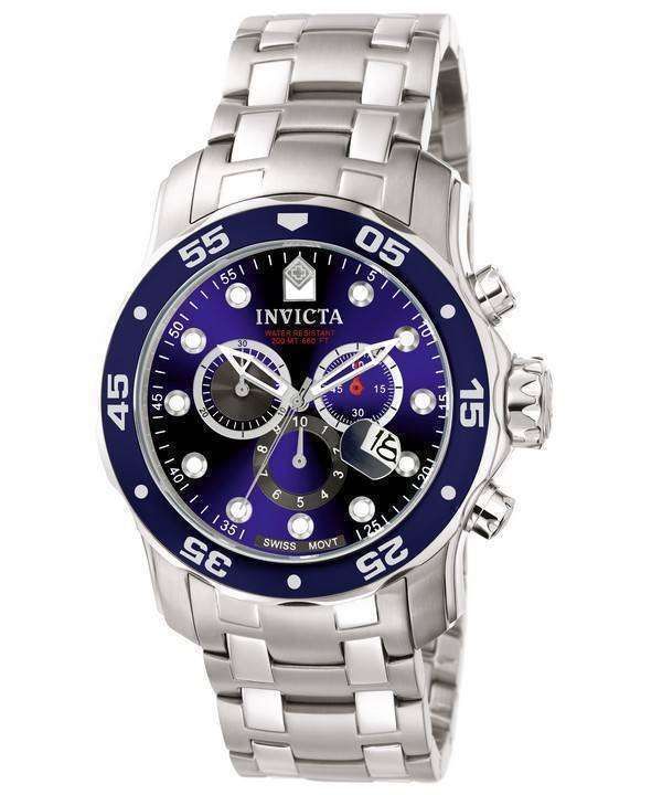 Invicta Pro Diver Chronograph 200M 0070 Men's Watch image 1