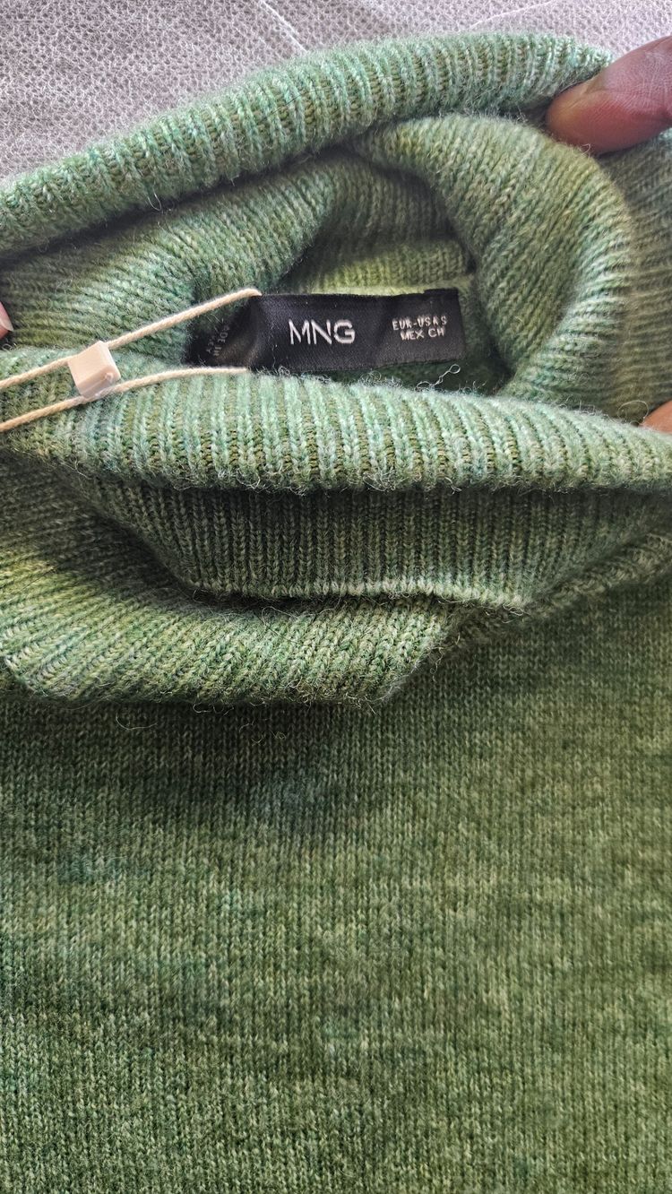 Green Turtleneck Sweater 2