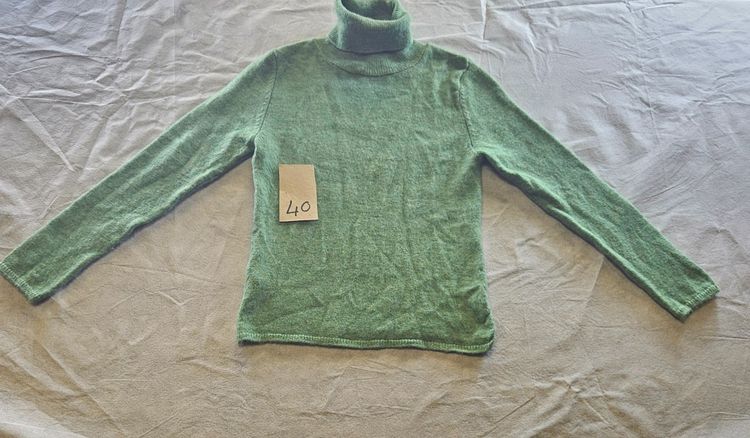 Green Turtleneck Sweater