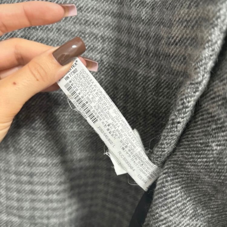 Zara Women'S Checked Long Coat image 3