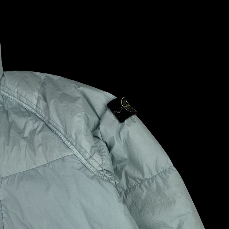 Stone Island 2023 Icy Blue Crinkle R-NY Down Puffer Jacket - Large 9