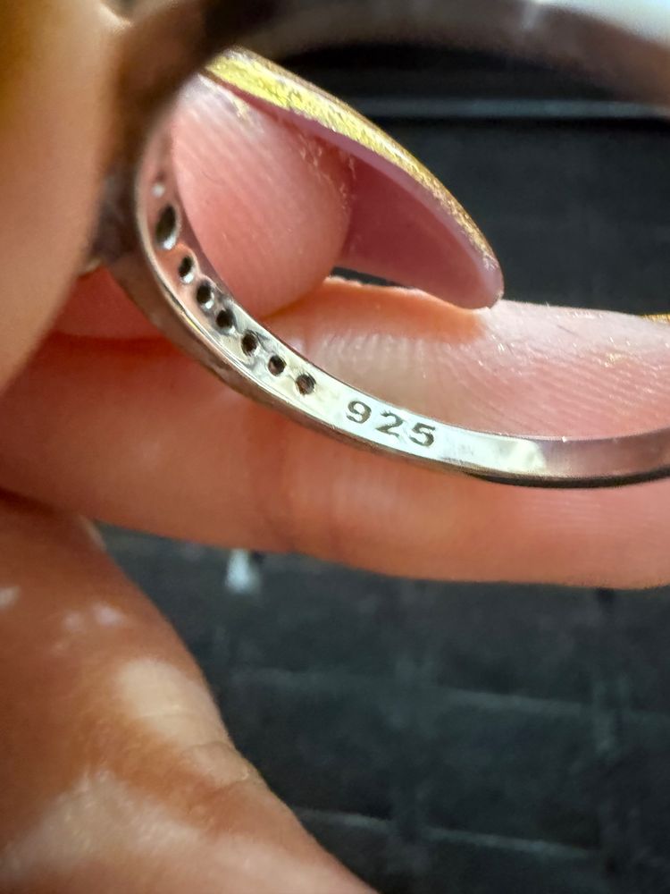 Immagine di Silver Ring With Clear Round Stone 5
