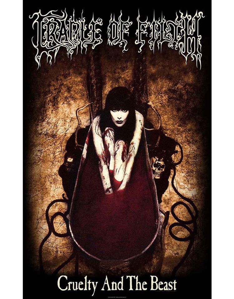 Cradle Of Filth Cruelty And The Beast Textile Poster image 1