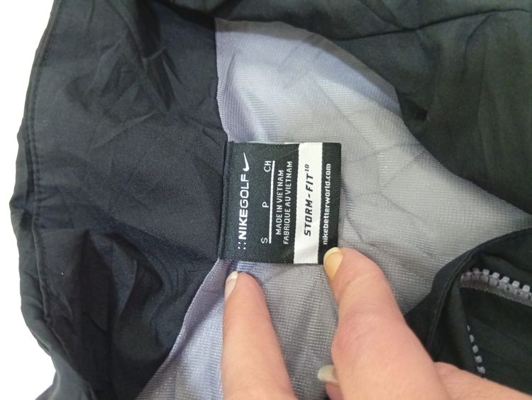 Nike black golf jacket with Troon Golf patch 2