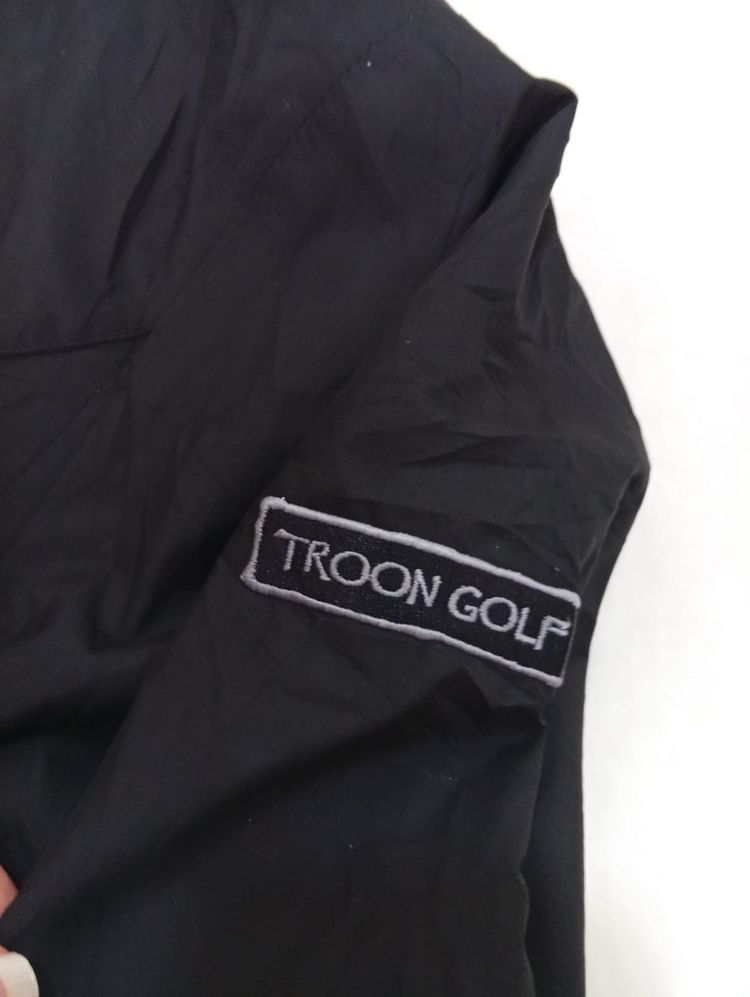 Nike black golf jacket with Troon Golf patch 3