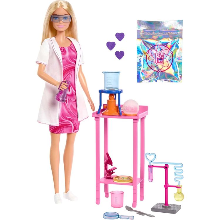 Barbie You Can Be Anything Scientist Doll DAMAGED BOX image 1