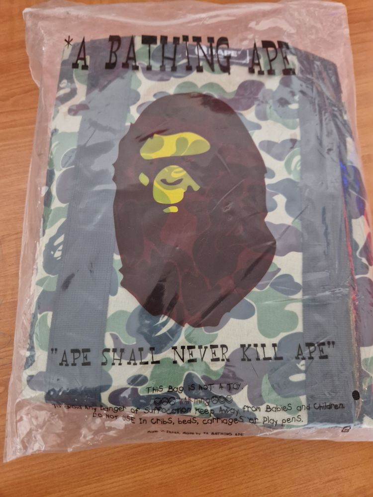 A Bathing Ape Camo duffle bag image 1