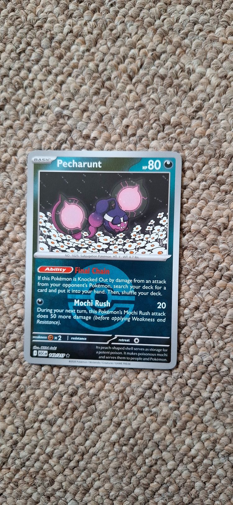 Pechurunt Pokémon Card