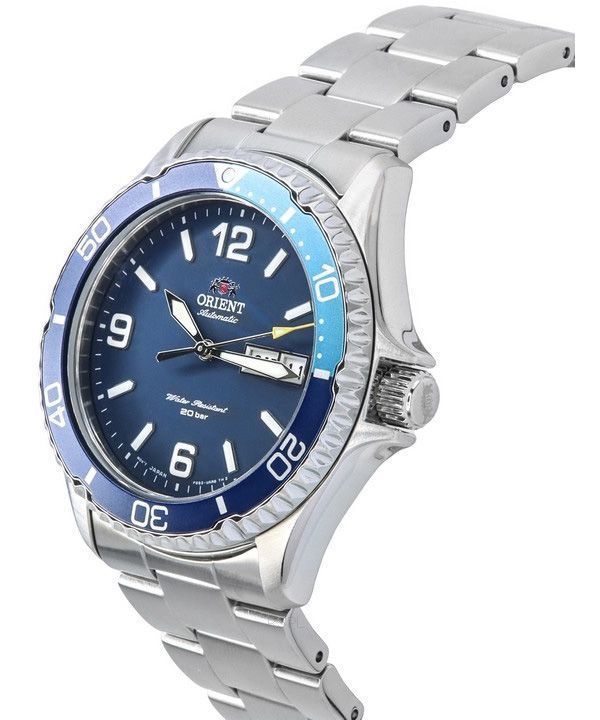 Orient Sports Kamasu Mako III Stainless Steel Blue Dial Automatic Divers RA-AA0818L19B 200M Mens Watch 4