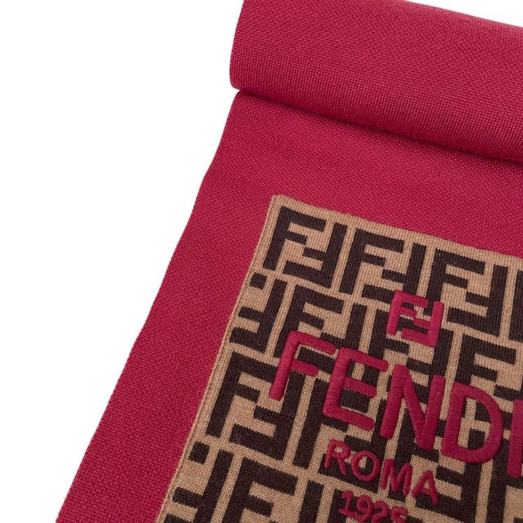 Fendi FF Zucca Monogram Virgin Wool Scarf image 5