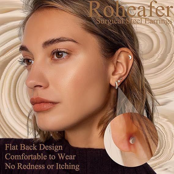 Roheafer Surgical Steel Earrings Set image 3