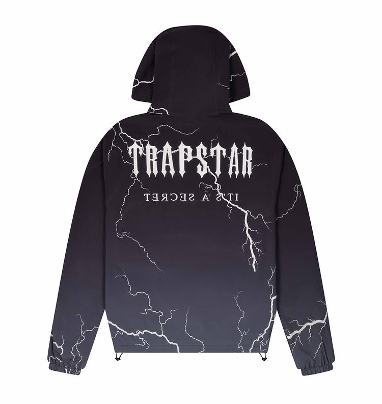 Sourced By CS Trapstar Decoded Windbreaker - Black/Lightning product image