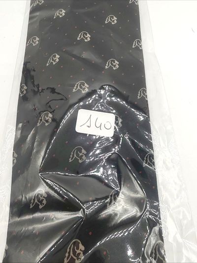 Cravatta PIERRE CARDIN Vintage Seta Blu Pois Rossi Scudieri Silk Tie 9cm Paris 7