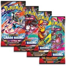 3x Chaos rising Booster packs 