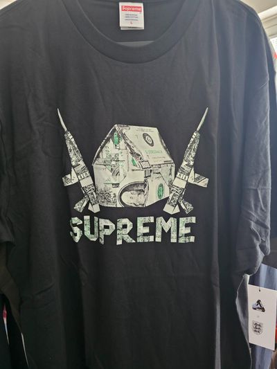 Supreme Black Graphic T-Shirt
