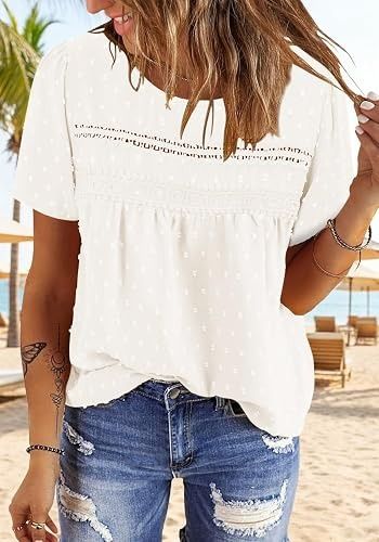 Other White Short Sleeve Blouse product image