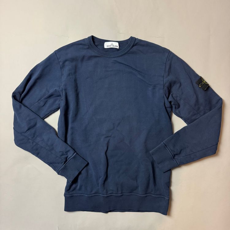 Stone Island Navy Blue Sweatshirt- Medium