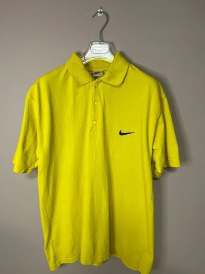Nike Yellow Polo Shirt #M