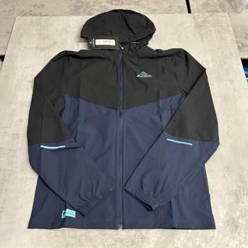 32. Mens Small Mens Montirex Windbreaker Jacket Grey Blue Multi Size S RRP £70