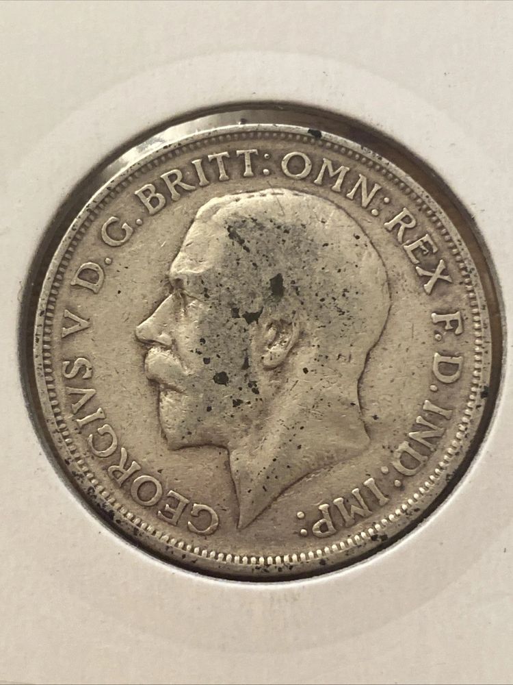 One Florin coin 1914 .925 silver image 2