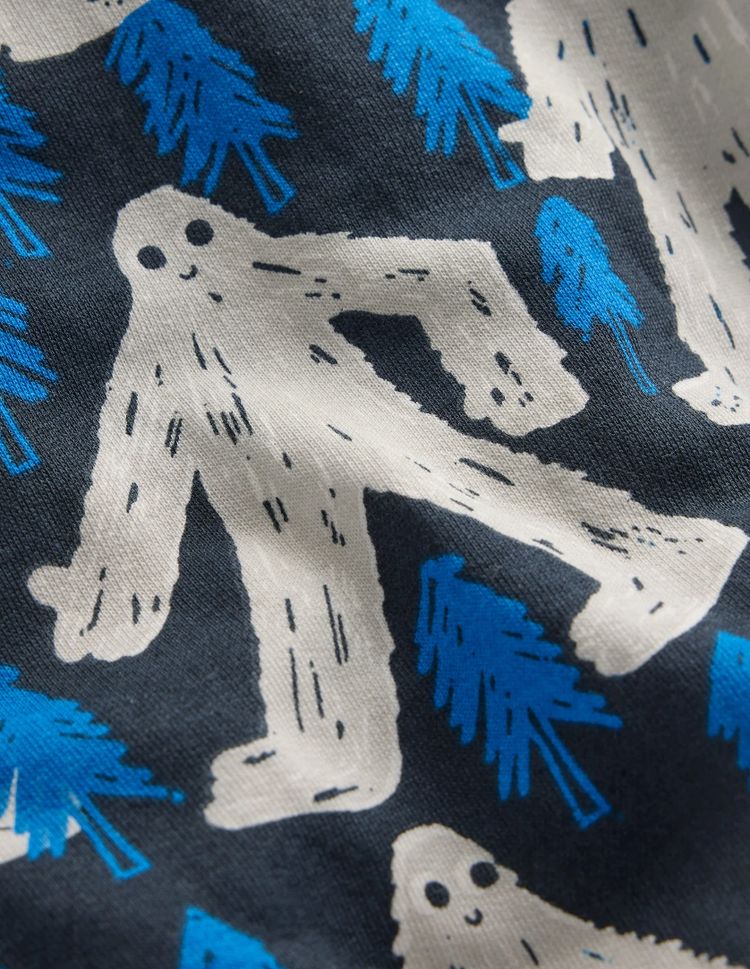 Mini Boden Everyday Printed Sweatshirt In Blue imagen 2