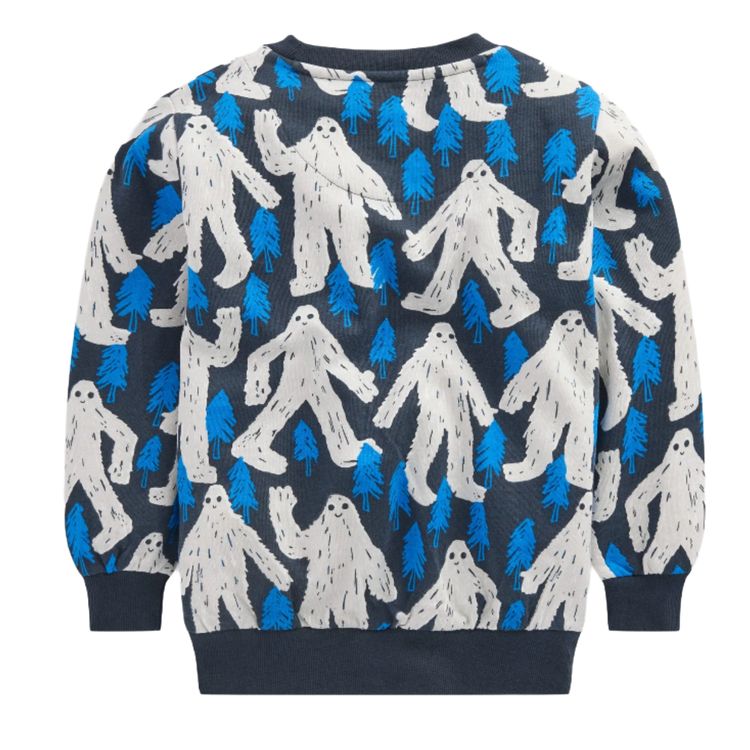 Mini Boden Everyday Printed Sweatshirt In Blue imagen 5