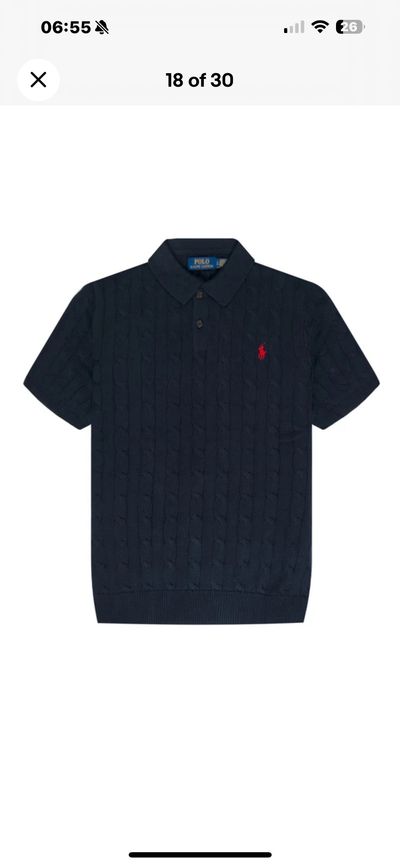 Polo Ralph Lauren Navy Short Sleeve Polo Shirt